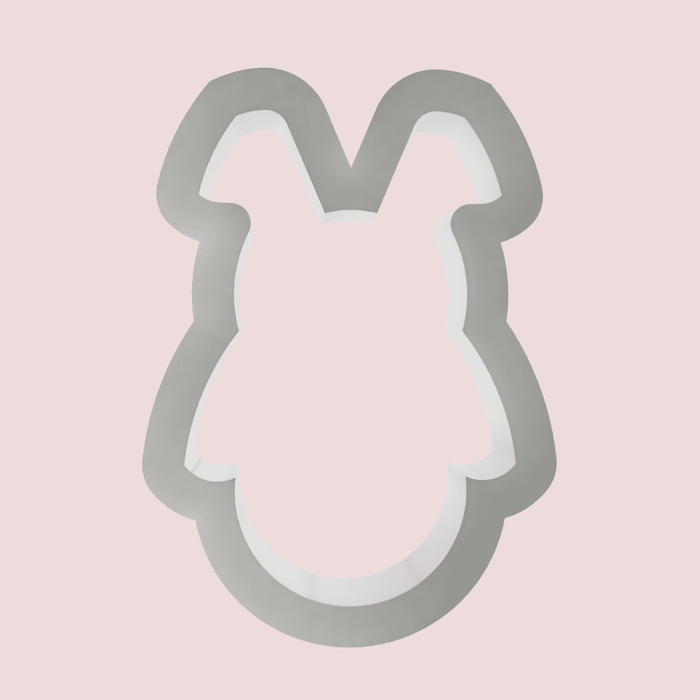 The Cookie Countess Cookie Cutter Mini Bunny in Egg 2.5" Cookie Cutter