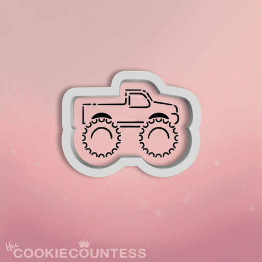 The Cookie Countess Cookie Cutter Monster Truck Cookie Cutter