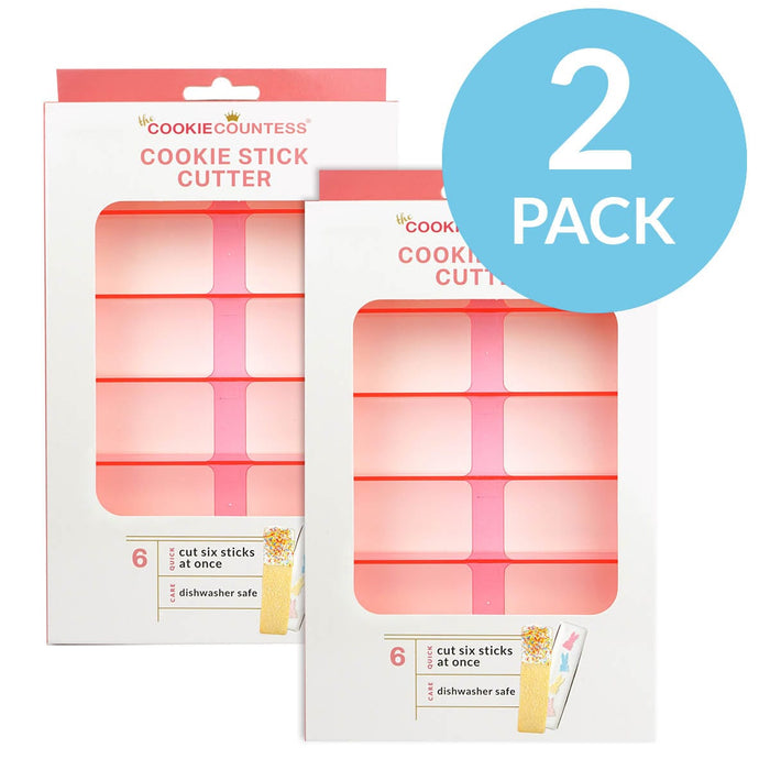The Cookie Countess Cookie Cutter Pack of 2 Cookie Stick 6 Multi Cutter