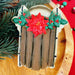 The Cookie Countess Cookie Cutter Sled with Flowers Cookie Cutter