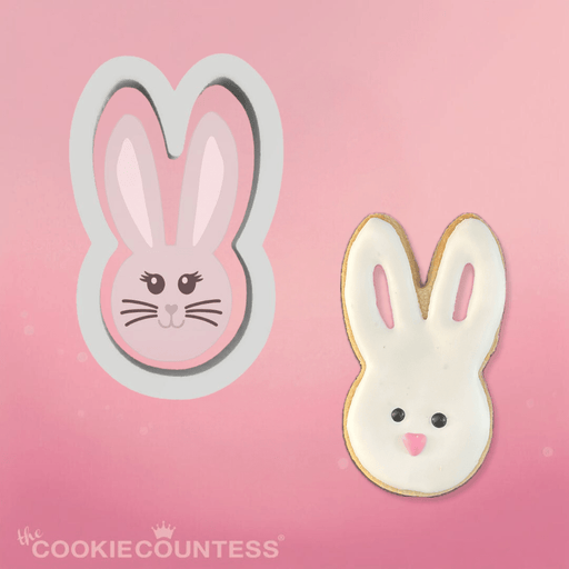 The Cookie Countess Cookie Cutter Small Bunny Face Cookie Cutter