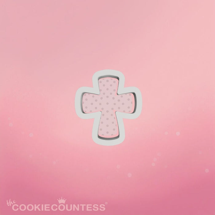 The Cookie Countess Cookie Cutter Small Cross Cookie Cutter