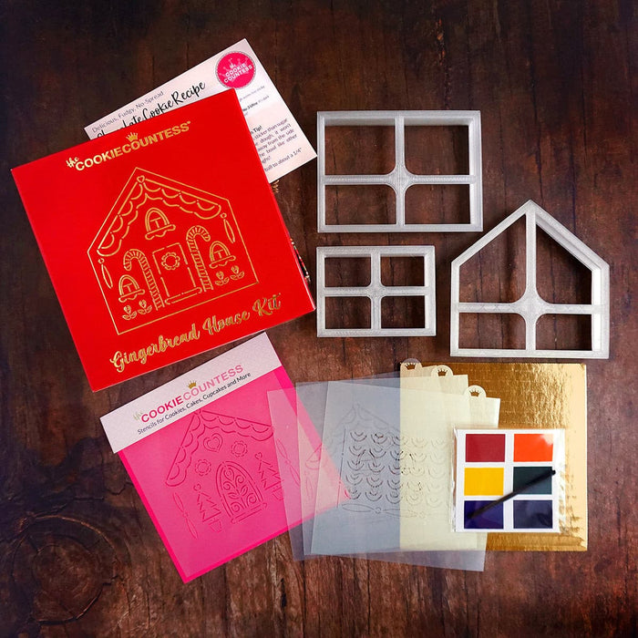 The Cookie Countess Cookie Cutter The Cookie Countess 'Paint Your Own' Gingerbread House Kit
