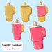 The Cookie Countess Cookie Cutter Trendy Tumbler Cookie Cutter