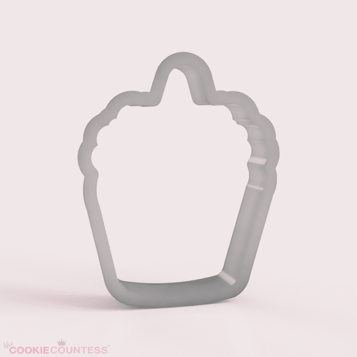 The Cookie Countess Cookie Cutter Unicorn Cupcake - Cookie Cutter