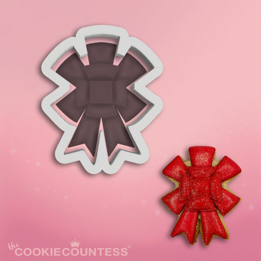 The Cookie Countess Digital Art Download Christmas Bow Cookie Cutter STL