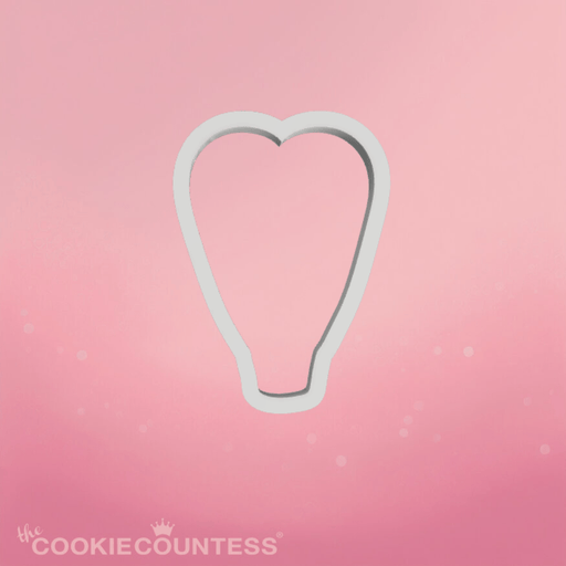The Cookie Countess Digital Art Download Heart Air Balloon Cookie Cutter STL