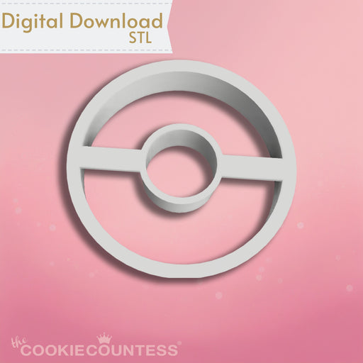 The Cookie Countess Digital Art Download Old Fashioned Donut Cookie Cutter STL