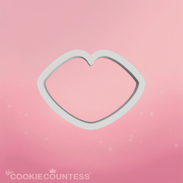 The Cookie Countess Digital Art Download Plump Lips Cookie Cutter STL