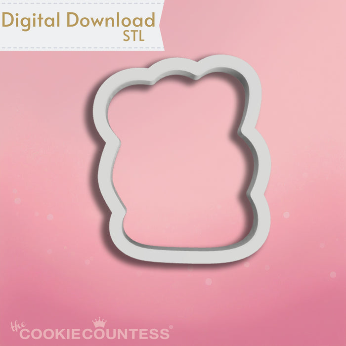The Cookie Countess Digital Art Download Puppy Love Cookie Cutter STL
