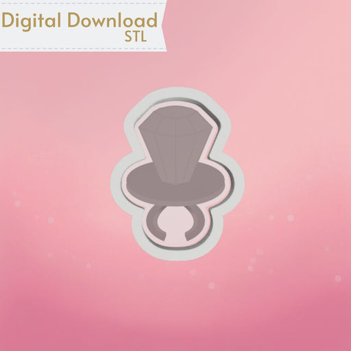 The Cookie Countess Digital Art Download Ring Candy Cookie Cutter STL