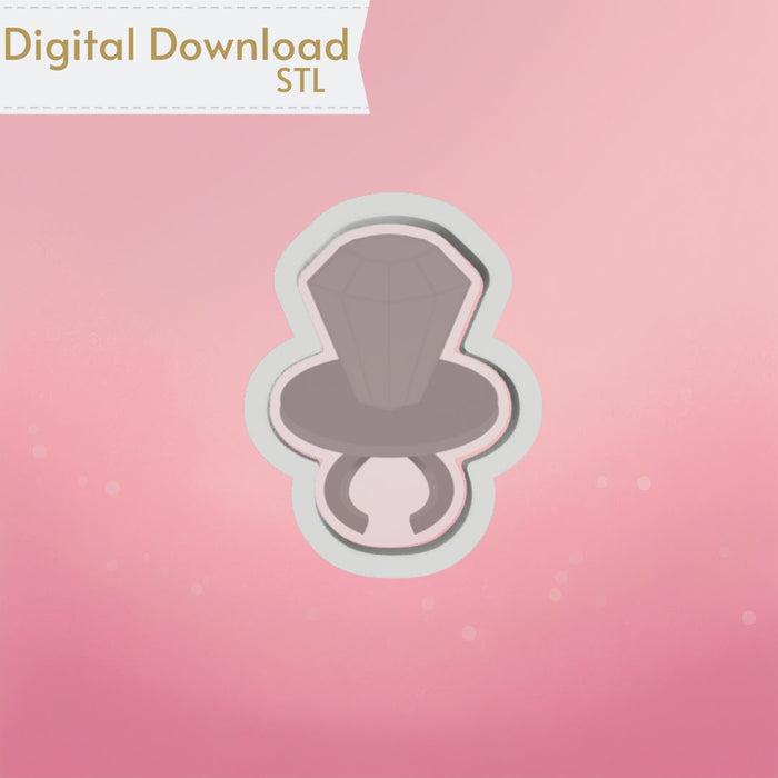 The Cookie Countess Digital Art Download Ring Candy Cookie Cutter STL
