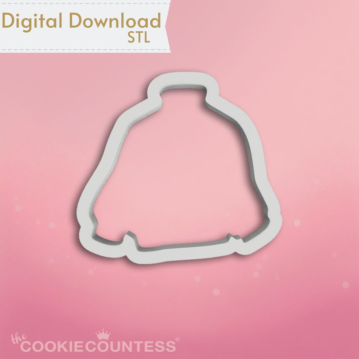 The Cookie Countess Digital Art Download Slouchy Sweater Cookie Cutter STL