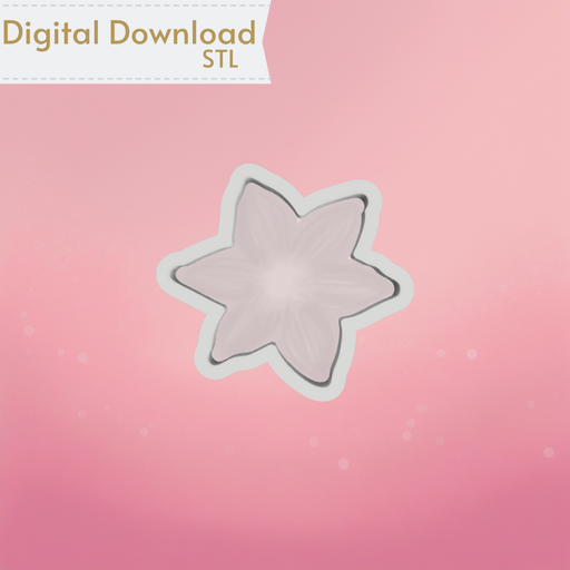 The Cookie Countess Digital Art Download Spring Flower Cookie Cutter STL