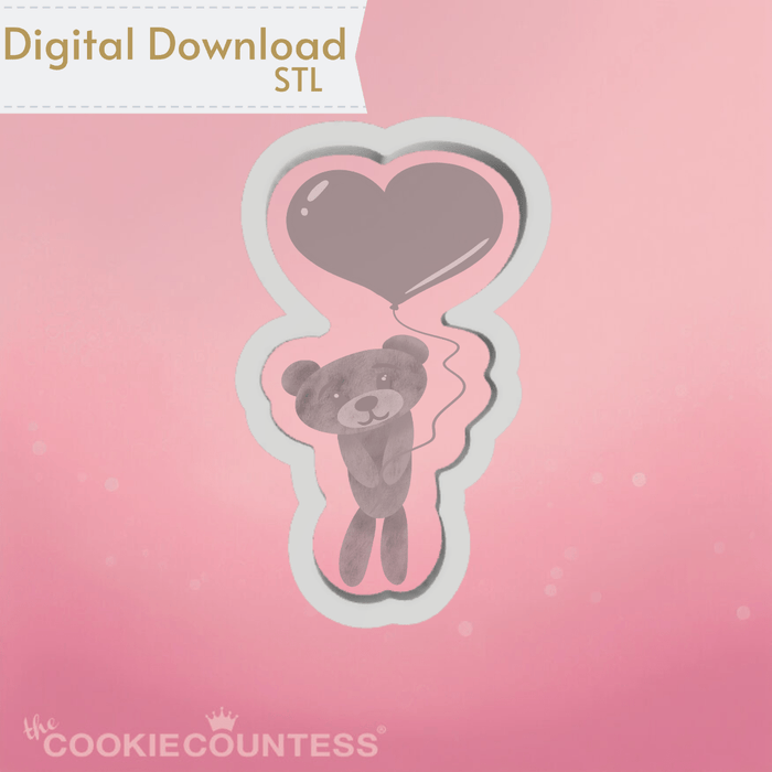 Teddy Bear Cookie Cutter 4.5