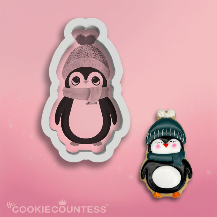 The Cookie Countess Digital Art Download Winter Penguin Cookie Cutter STL