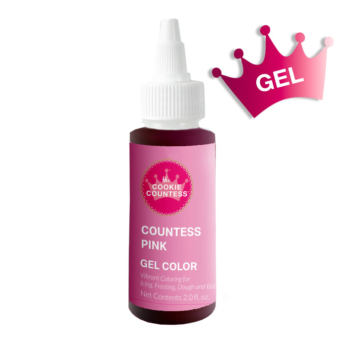 The Cookie Countess Gel Color Cookie Countess Gel Food Color 2oz - Countess Pink