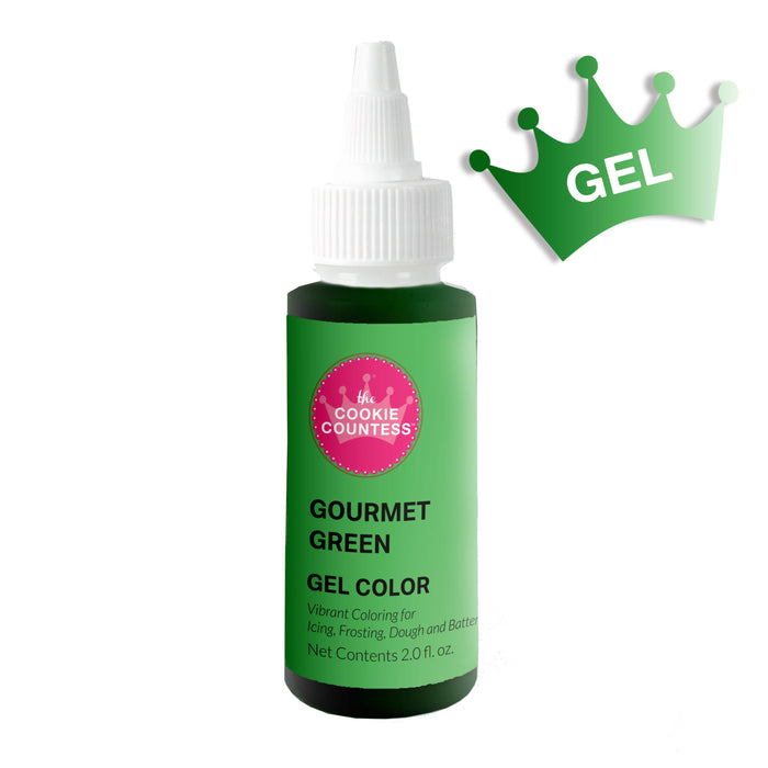 The Cookie Countess Gel Color Cookie Countess Gel Food Color 2oz - Gourmet Green