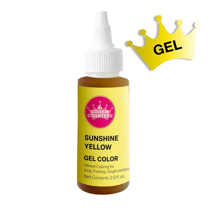 The Cookie Countess Gel Color Cookie Countess Gel Food Color 2oz - Sunshine Yellow