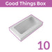 The Cookie Countess Packaging 10 Boxes Cookie Box 8.5 x 4.75 x 1.5 'Good Things'