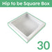 The Cookie Countess Packaging 30 Boxes Cookie Box 10 x 10 x 2 'Hip to be Square'