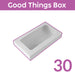 The Cookie Countess Packaging 30 Boxes Cookie Box 8.5 x 4.75 x 1.5 'Good Things'
