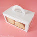 The Cookie Countess Packaging Clear Cookie Cube XL, 9 x 5 x 4.5"