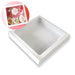 The Cookie Countess Packaging Cookie Box 10 x 10 x 2 'Hip to be Square'