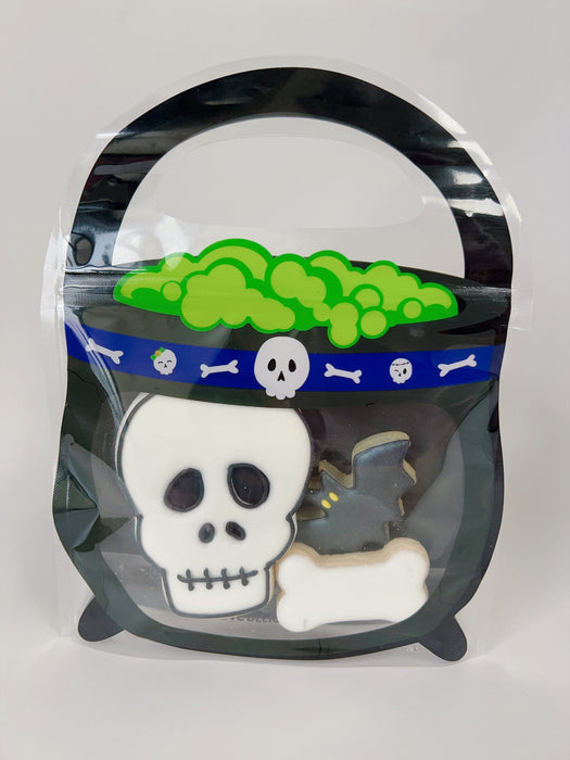 The Cookie Countess Packaging Creepy Cauldron Cookie Bag