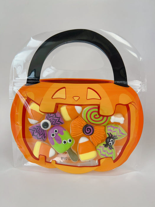 The Cookie Countess Packaging Jack-o'-lantern Cookie Bag