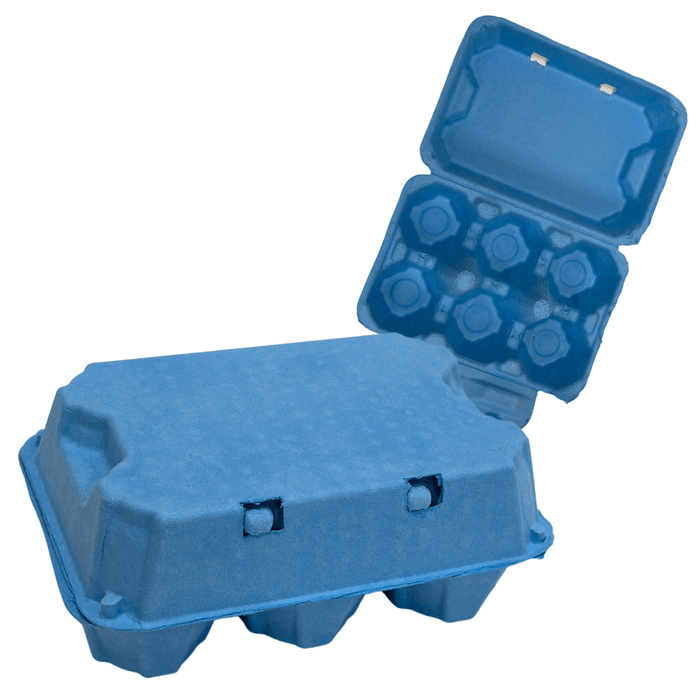 The Cookie Countess Packaging New! Blue DUCK Egg Cartons- Bulk set of 75