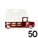 The Cookie Countess Packaging Pack of 50 Vintage Truck Cookie Bag
