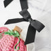 The Cookie Countess Packaging Pre-tied Grosgrain Bows with Wire Twist Tie: Black
