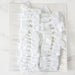 The Cookie Countess Packaging Pre-tied Grosgrain Bows with Wire Twist Tie: White