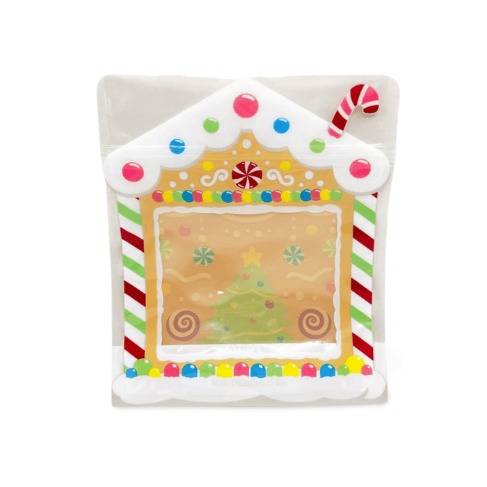 The Cookie Countess Packaging Single Gingerbread House Cookie Bag