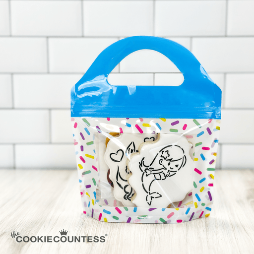 The Cookie Countess Packaging Sprinkle Cookie Bag