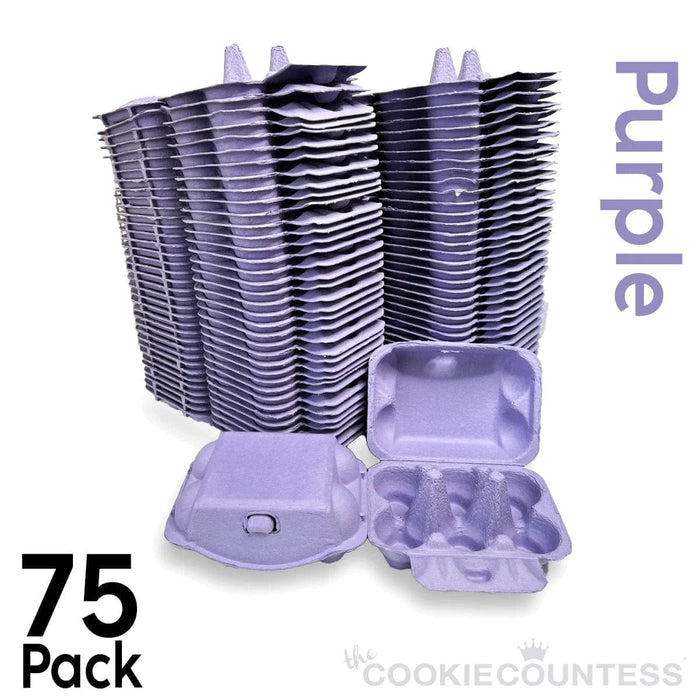 The Cookie Countess Packaging Standard Size Egg Cartons- Bulk set of 75