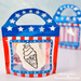 The Cookie Countess Packaging Stars and Stripes Cookie Bag