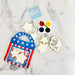 The Cookie Countess Packaging Stars and Stripes Cookie Bag