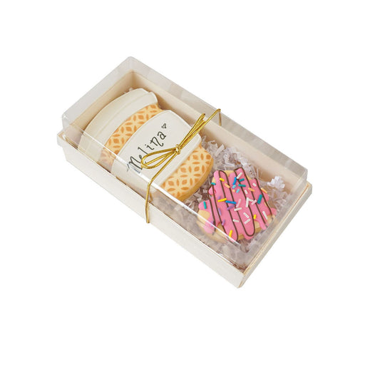 The Cookie Countess Packaging Wood Cookie Box 6.5 x 3.25 x 2.25"