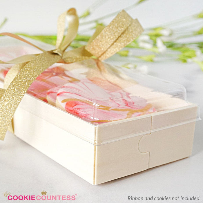 The Cookie Countess Packaging Wood Cookie Box 8 x 2.75 x 1.5"