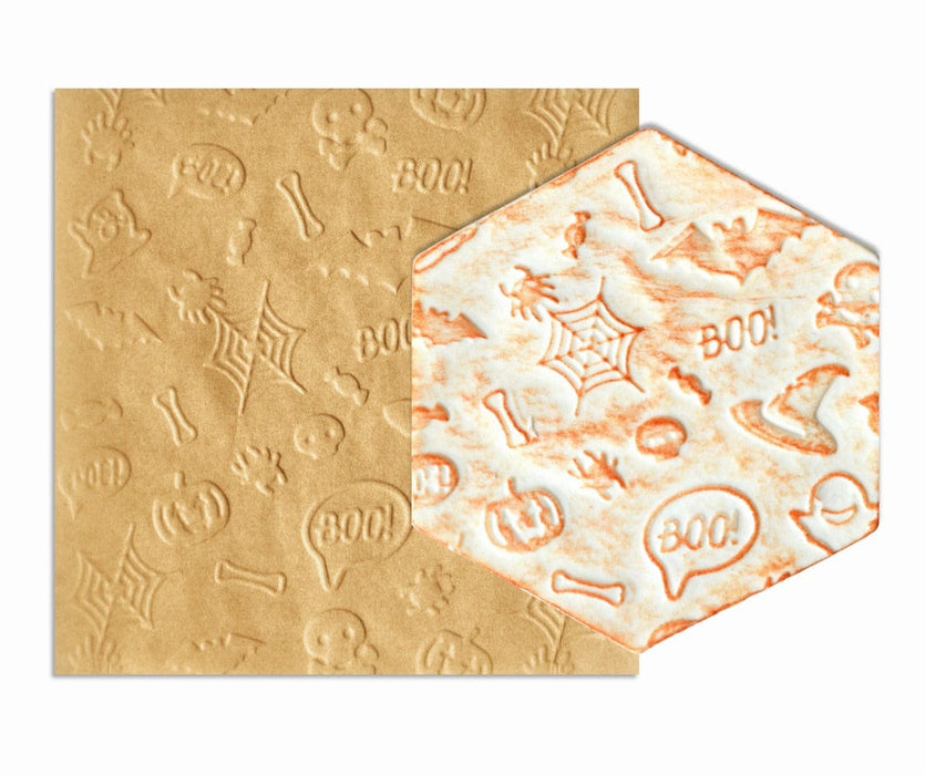 The Cookie Countess Parchment Paper Parchment Texture Sheets - Halloween Icons 3