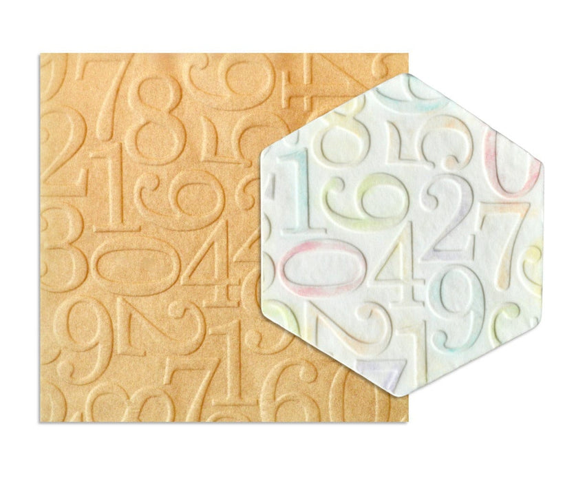 The Cookie Countess Parchment Paper Parchment Texture Sheets - Numbers