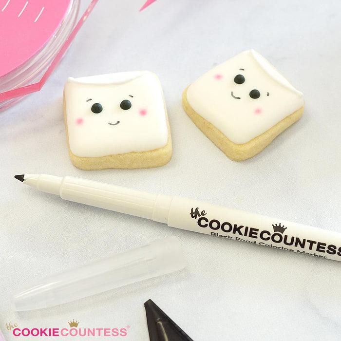 The Cookie Countess Pens and Markers Black Fine Tip Food Marker
