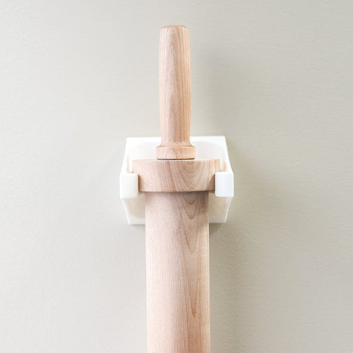 The Cookie Countess Precision Rolling Pin - Wall Mounted Hanger for 1/8" Pin - The Cookie Countess