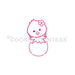 The Cookie Countess PYO Stencil Baby Chick in Egg PYO Stencil