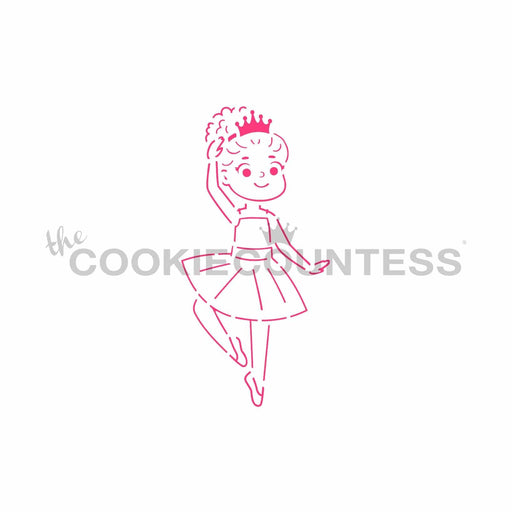 The Cookie Countess PYO Stencil Ballerina PYO Stencil