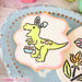 The Cookie Countess PYO Stencil Bunny-saurus Dinosaur PYO Stencil