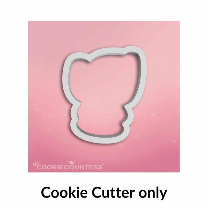 The Cookie Countess PYO Stencil Cookie Cutter Only Santa Gift Delivery PYO Stencil