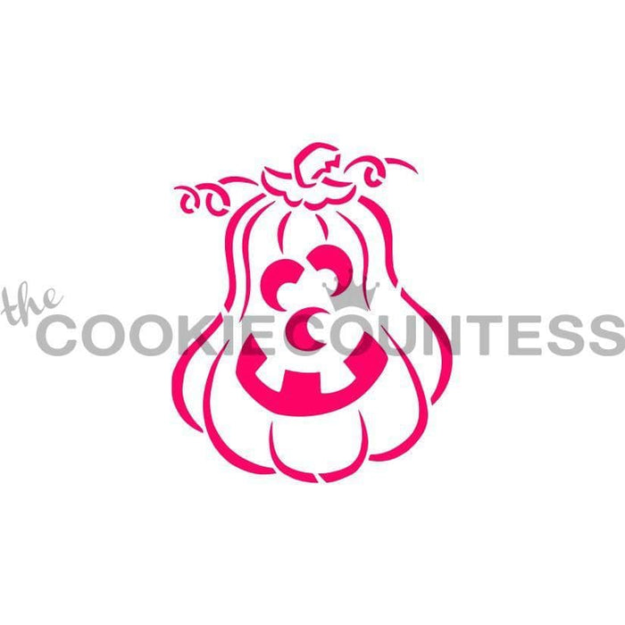 The Cookie Countess PYO Stencil Default Goofy Pumpkin PYO Stencil - Drawn by Krista